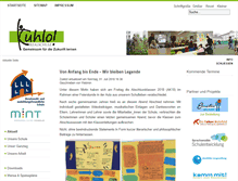 Tablet Screenshot of kuhlo-realschule.de